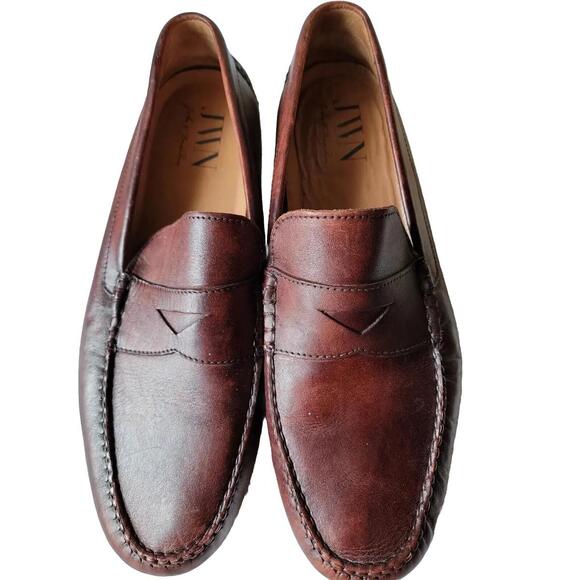 John W. Nordstrom JWN Men's Slip On Driving Brown Loafer Size US 10.5